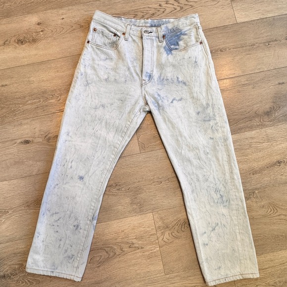 Levi's Denim - Levi's 501 Jeans‎ Acid Wash Denim Straight Leg Women's Size 30
